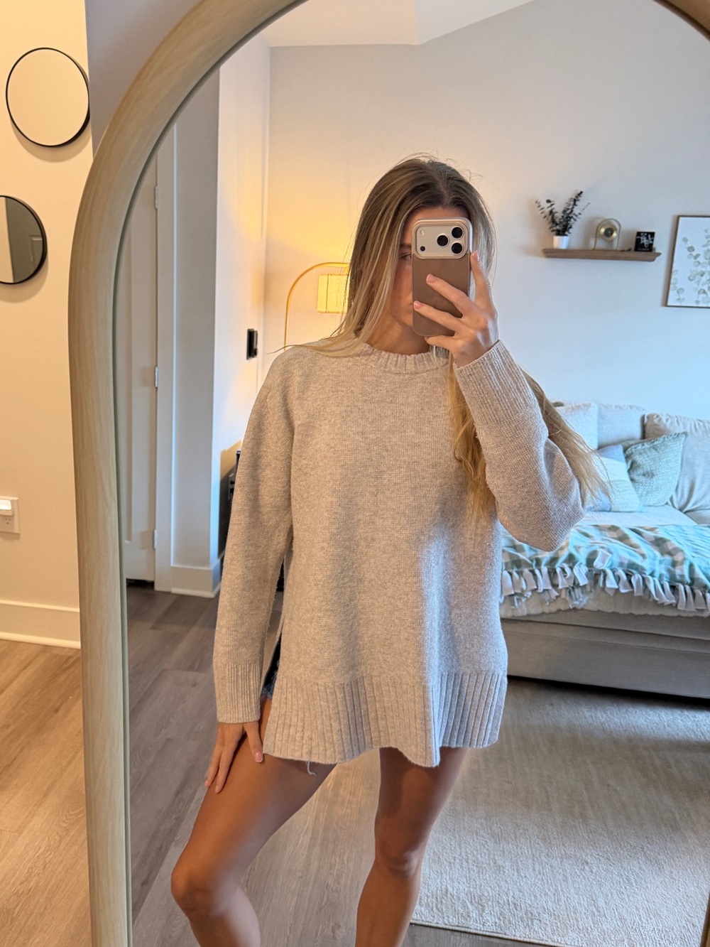 Cyrus Cream Cozy Crewneck Sweater